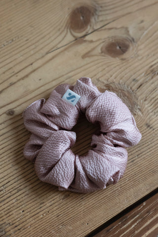 Scrunchie per capelli in seta - malva